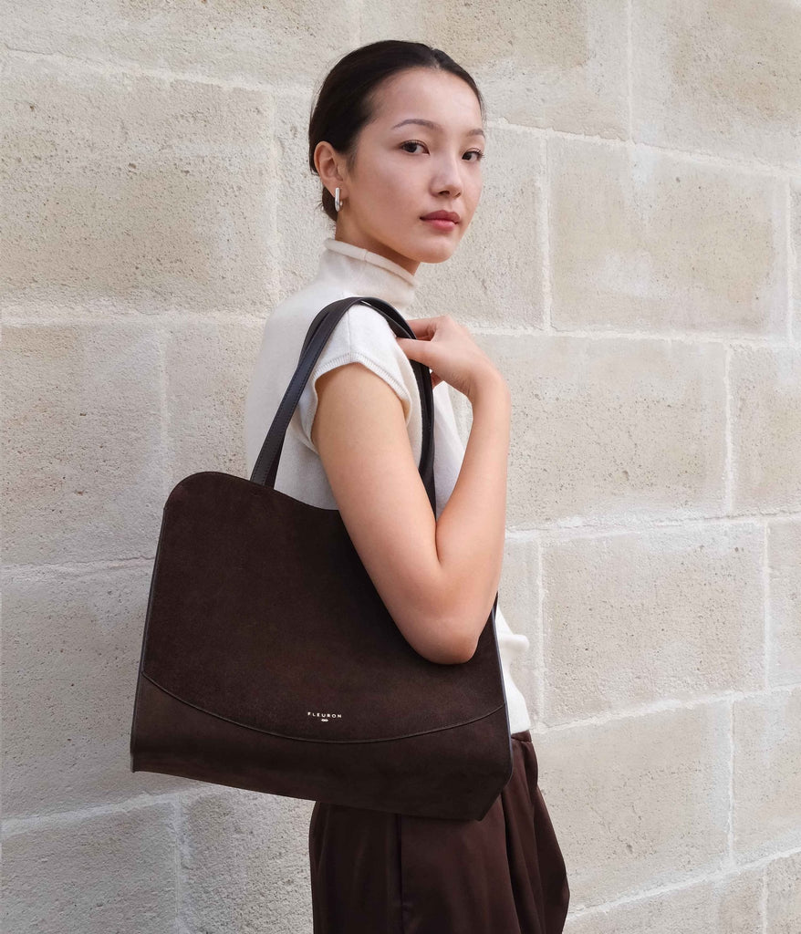 Medium Oak | Suede Moka - Fleuron Paris